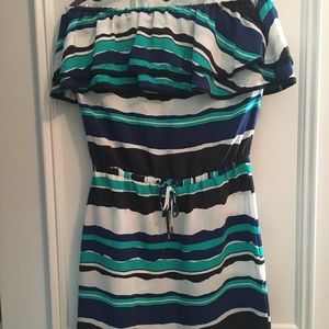 Yumi Kim Off Shoulder 100% Silk Dress